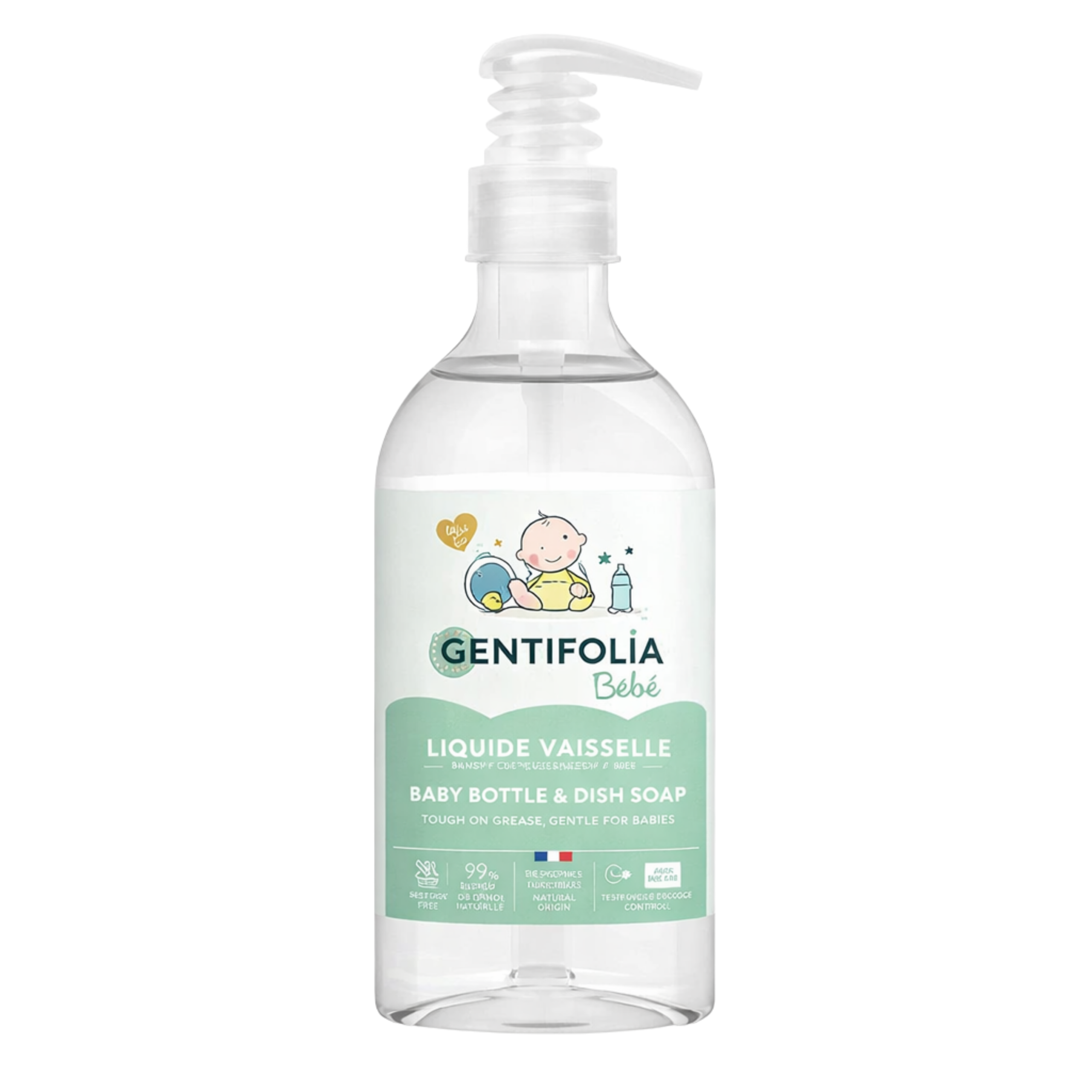 Hypoallergenic neutral dishwashing liquid 500ml - Centifolia