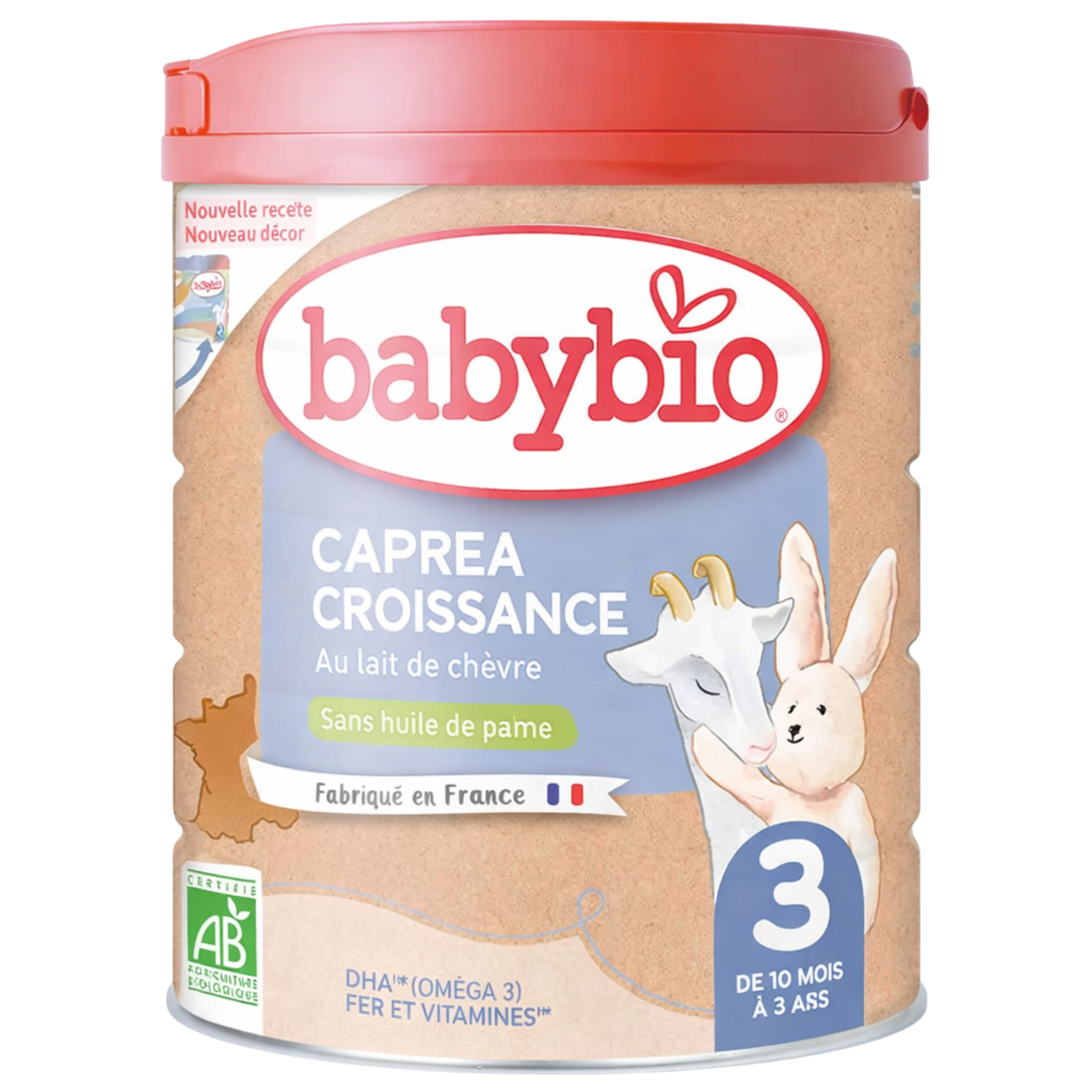 Babybio Capréa 3 Lait de chèvre Bio 800g