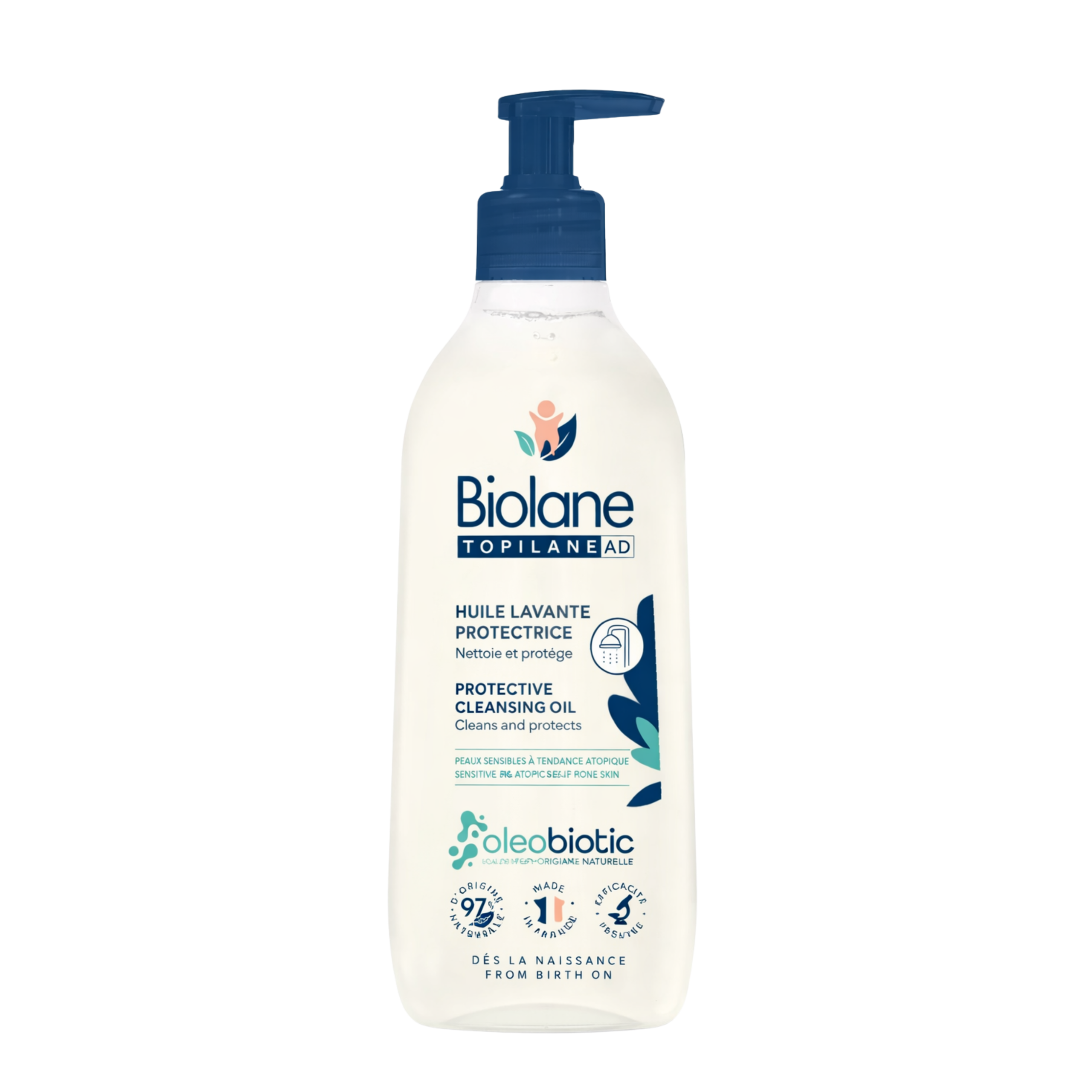 Biolane TOPILANE AD Huile Lavante Protectrice 350ml