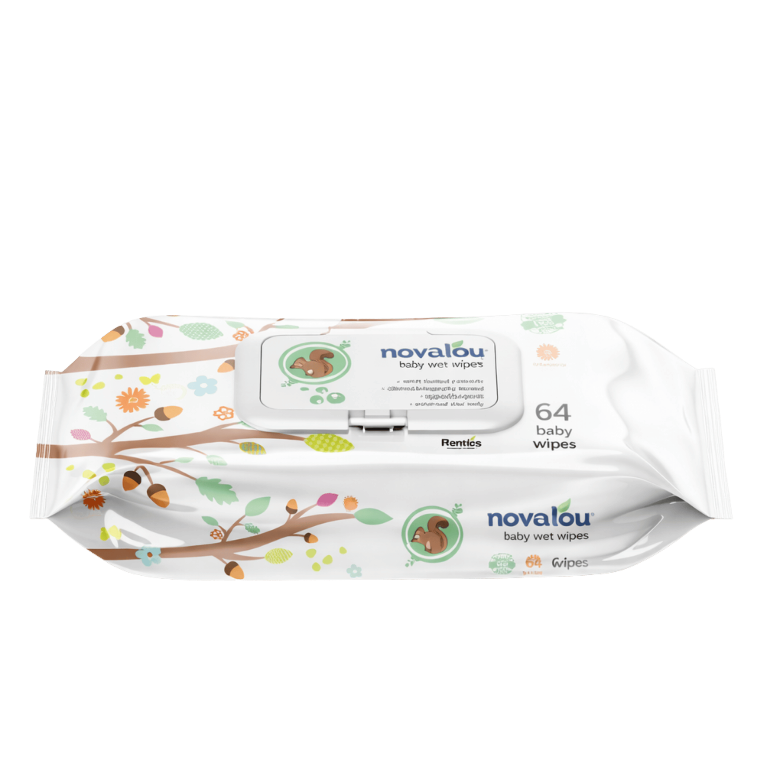NOVALOU BABY LINGETTES 64 PIECES