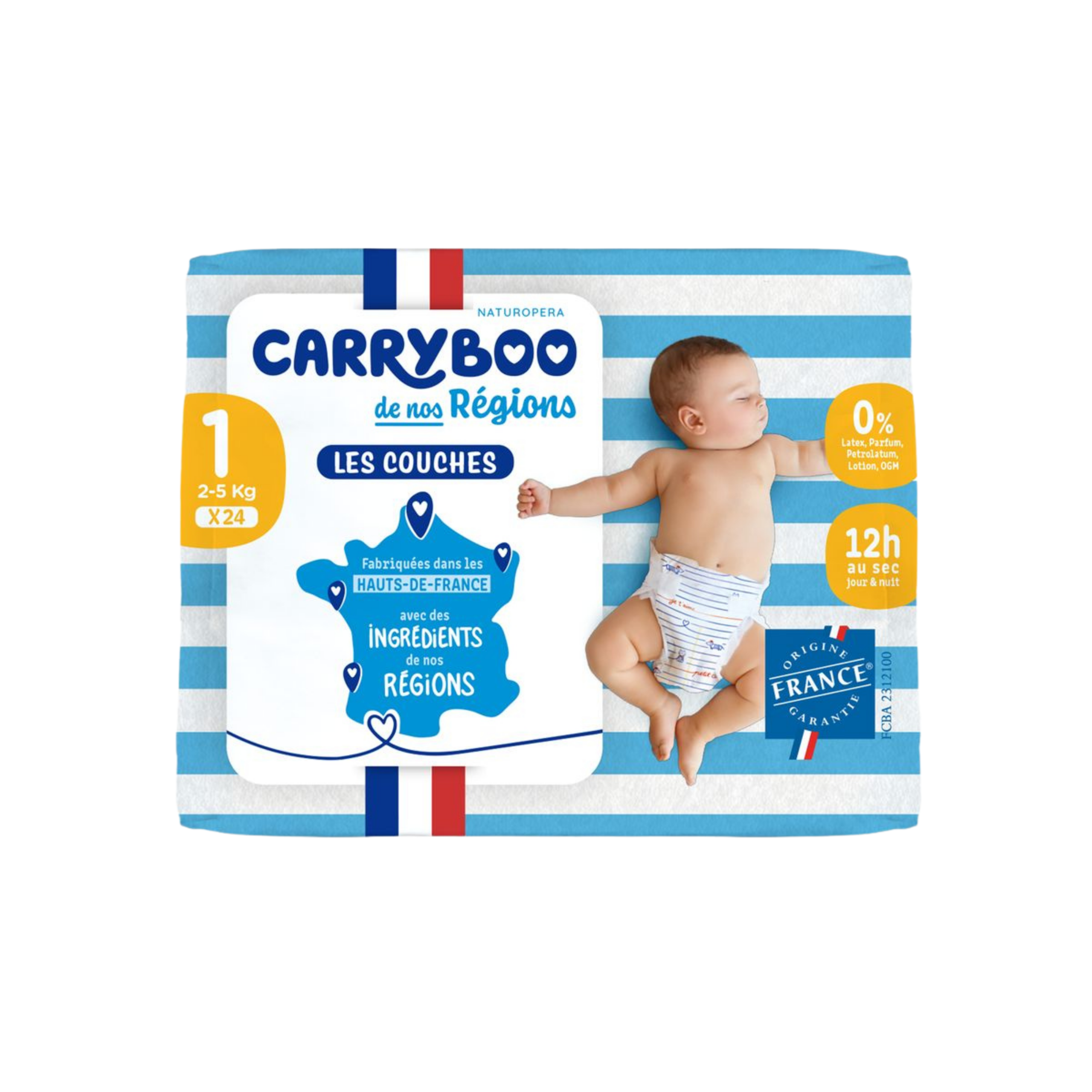 Couches Bébé Carryboo De Nos Régions - Taille 1 ECO+