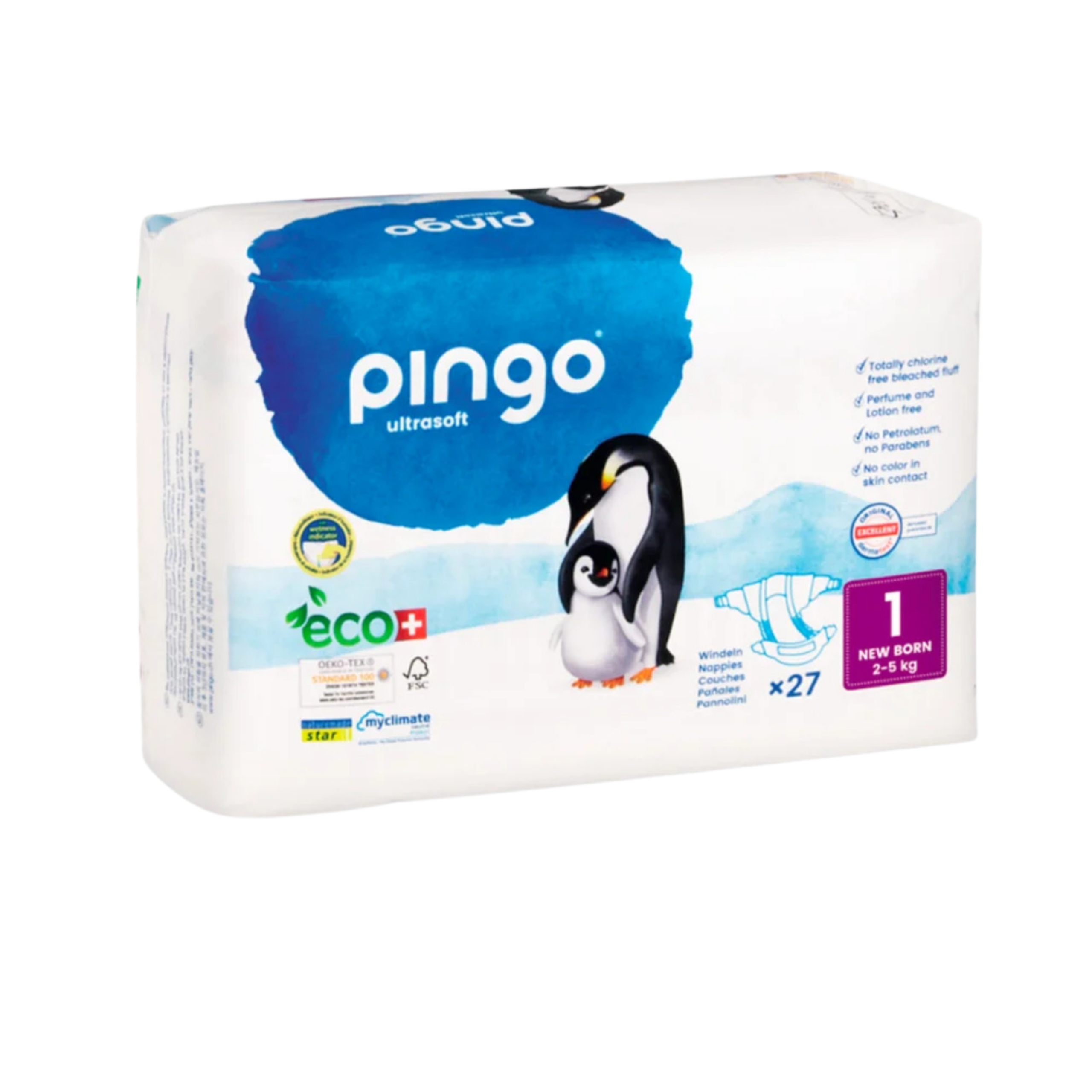 PINGO NEW BORN JUMBO TAILLE 1 (2-5KG)