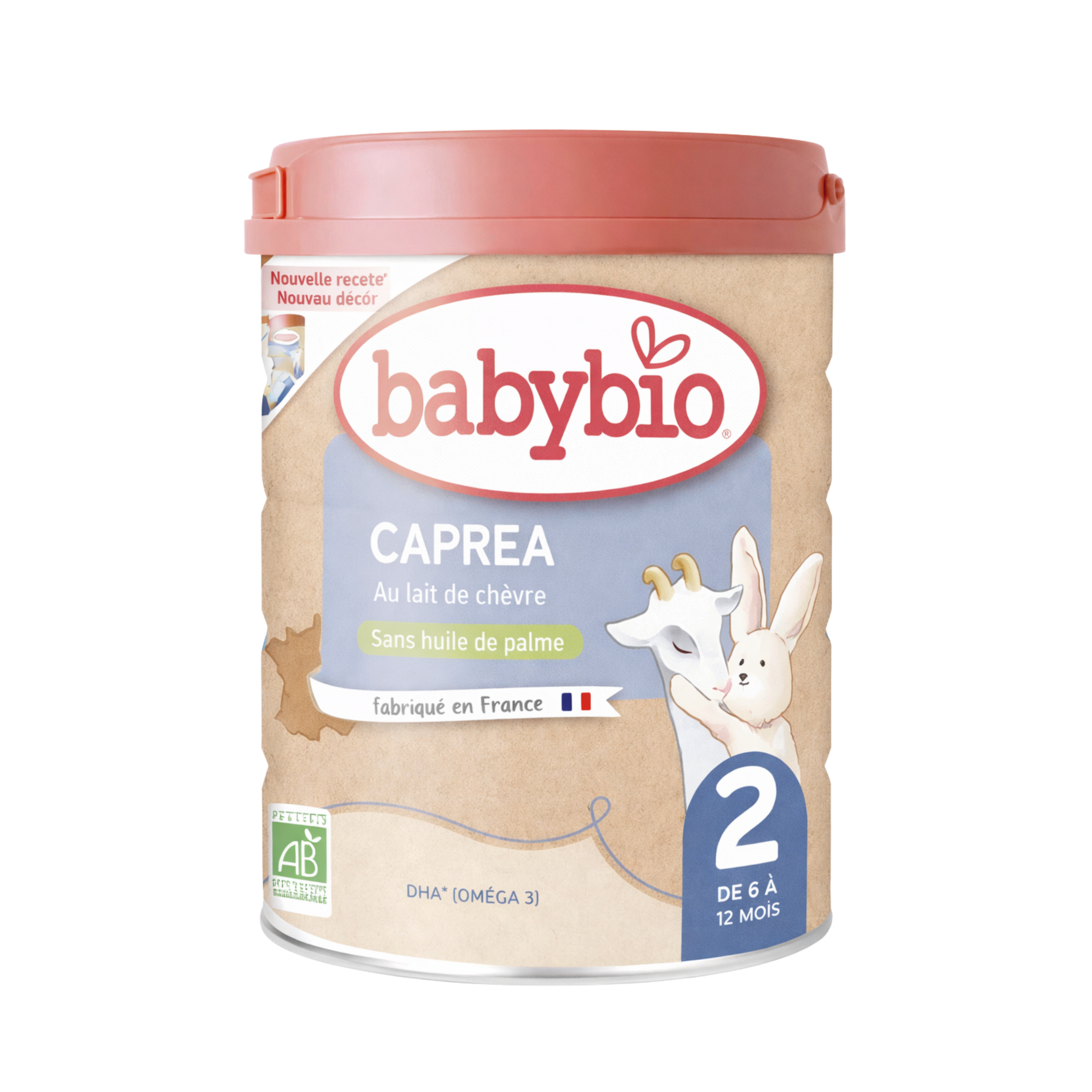 BABYBIO CAPREA 2 AU LAIT DE CHEVRE DE 6 A 12 MOIS